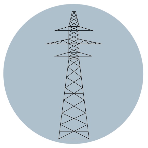 Промежуточная унифицированная опора 2П220-3-11,5