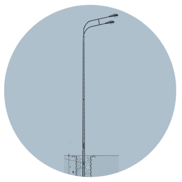 Опора освещения НФК-11,5-02-ц