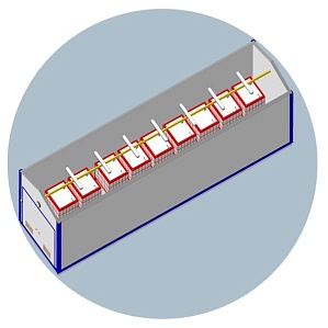 Блок-бокс хранения пенообразователя